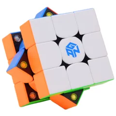 【在庫処分】3x3 ステッカーレス磁気スピードパズルマジックキューブGAN354 v2 M M v2 354 3x3x3 GAN 競技用 Bucubke キューブ磁石内蔵おもちゃ