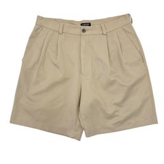 【W32】USA古着 IZOD XFG ハーフパンツ ショートパンツ チノパン ポリエステル ベージュ
