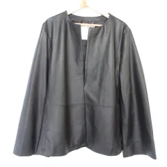 【新品未使用】23区ノーカラーレザージャケット 23区｜ラムレザー ノーカラージャケット | Rakuten Fashion(楽天