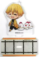 【中古】雑貨 我妻善逸 「鬼滅の刃 ～無限列車編～×ローソン ミニアクリルスタンドマスコット」