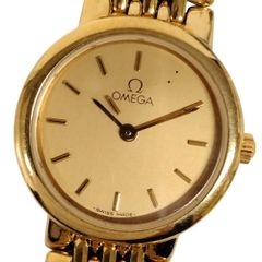 OMEGA オメガ デビル クォーツ レディース 1時インデックス外れのジャンク品 腕時計 正規品 / C701