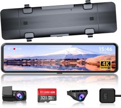 Changer ドライブレコーダー ミラー型 分離 4K 【フロントカメラ4K+リアカメラ2.5K】 11インチ 前後カメラ完全分離式 GPS搭載  Type-C電源 フロントカメラは電源ケーブルから分岐 上下+左右画像逆転可 起動音調整可 バック連動 24 - メルカリ