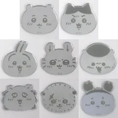 【中古】シール・ステッカー 全8種セット 「ちいかわ なんか小さくてかわいいやつ 東京みやげ トレーディングおかおミラーステッカー」 ちいかわらんど TOKYO Station リニューアル記念グッズ