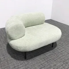 J43☆アスプルンド☆美品 オットマン グリーン 合成皮革