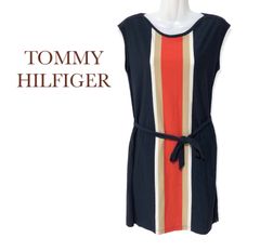 トミーヒルフィガー ワンピース ノースリーブ TOMMY HILFIGER