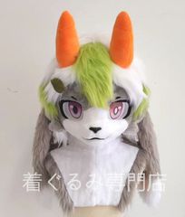 着ぐるみヘッド 猫全頭　ケモノ マスク コスプレ コスチューム kigurumi 着ぐるみヘッド 猫 紫 全頭ヘッド ケモノ マスク ファースーツ