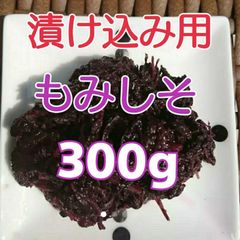 無添加・無着色 《漬け込み用》もみしそ300g×2