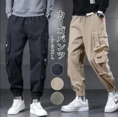 カーゴパンツ メンズ パンツ 起毛なし ロングパンツ ポケット ズボン ゆったり 春 夏 ワークパンツ かっこいい xiqi01-normal