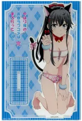 【中古】アクリルスタンド・アクリルパネル 雪ノ下雪乃(猫耳) アクリルキャラスタンド 「やはり俺の青春ラブコメはまちがっている。完」