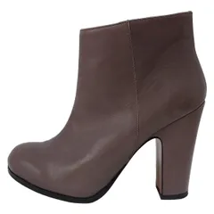 FABIO RUSCONI(ファビオルスコーニ) ショートブーツ 36 レディース グレーライトブラウン レザー