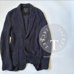 T-JACKET / コットンニット  シャドウチェック　ジャケットのサムネイル