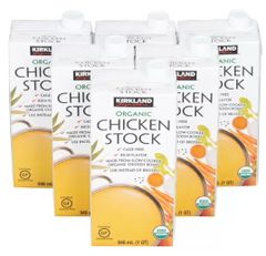【946ml × 6本】オーガニック チキンストック 鶏だし カークランドシグネチャー KIRKLAND SIGNATURE　ORGANIC CHICKEN STOCK 有機 出汁 KS カークランド