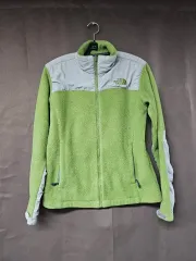THE NORTH FACE ザノースフェイス レディース フリース ジャケット グリーン/グレー 85
