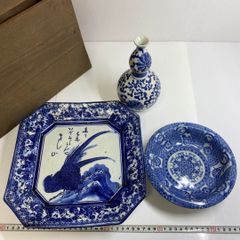 希望価格セール♦有田伊万里焼１４代辻常陸❣盃、ペン皿、文鎮セツト ♢有田伊万里焼14代辻常陸❣盃、ペン皿、文鎮セツト - メルカリ