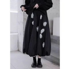 新品 2026新作 モード系　小花バルーンスカート アンティカ マジョマジョ 恋人岬 ピクチャーズ スカラー