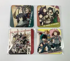 【まとめ売り】 僕のヒーローアカデミア ヒロアカ アートコースター ジャンプ展 ４種セット