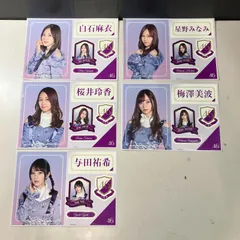 【むつ19-081106】乃木坂46 ロゴステッカー 5枚セット
