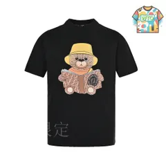 【今日WTO】Fendi 23ss 毛糸クマプリント T シャツ（230g 定織綿）-UB92