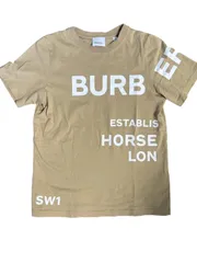 【BURBERRY バーバリー】ロゴグラフィック Tシャツ ベージュ 12Y（152cm） キッズサイズHK