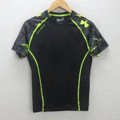 G■アンダーアーマー/UNDER ARMOUR コンプレッションヒートギアTシャツ/MTR8287【LG】黒/men's/5【中古】■