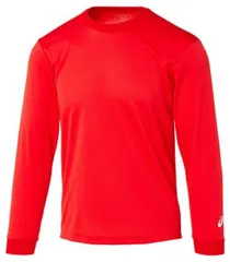 asics アシックス LS TOP クラシツクレツド L 2063A227 600 | スポーツ スポーツウェア バスケットボール トップス ゲームシャツ ロングスリーブ シャツ 長袖 吸汗速乾 ユニセックス スポーツ用品 グッズ ベーシック ワンポイント