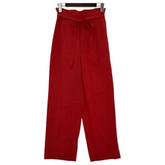 BEAUTY&YOUTH UNITED ARROWS ビューティアンドユースユナイテッドアローズ ハイウエスト ワイドパンツ sizeS/レッド