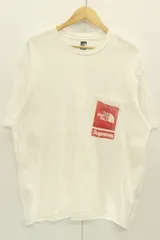 【中古】 THE NORTH FACE メンズTシャツ M 23SS Printed Pocket Tee White THE NORTH FACE x SUPREME( M 白 ホワイト プリント