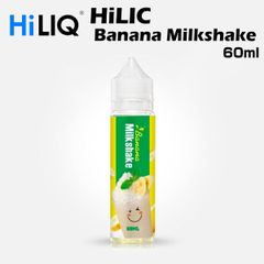 HiLIQ / Banana Milkshake 60ml バナナミルクシェイク ハイリク リキッド フルーツ 牛乳 電子タバコ VAPE ベイプ ボトル 大容量 ニコチン0mg ニコチンゼロ 清涼