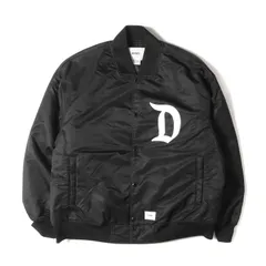 新品 WTAPS ダブルタップス ジャケット サイズ:L 23SS ワッペン付き ナイロン チームジャケット スタジャン TEAM / JACKET / NYLON. TWILL. DSQD ブラック 黒 アウター ブルゾンのサムネイル