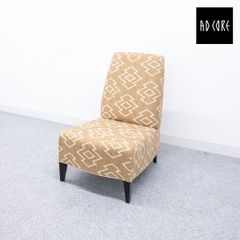 【展示品】AD CORE エーディコア NC-001L-HS ネオ クラシコ ラウンジ アームレス チェア ウッドレッグ ファブリック ベージュ 定価19万