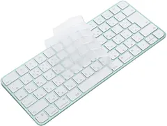 Digi-Tatoo キーボードカバー for iMac Magic Keyboard 日本語配列JIS Touch ID搭載 テンキーなし A3118/A2449 M1(透明,  A3118/A2449 (Touch ID搭載・テンキーなし))