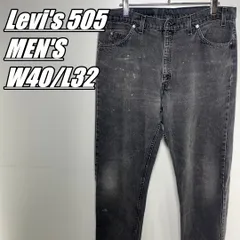【US古着･90’s･オレンジタブ】Levi's 505 REGULARFIT STRAIGHTLEG リーバイス　ブラックデニム　後染め　ジーンズ　メンズ　サイズW40/L32