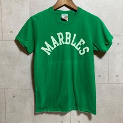MARBLES マーブルズ ロゴ プリント Tシャツ 半袖 トップス S グリーン 緑 メンズ SG148-68
