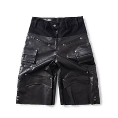 VILLAIN VL LEATHER CARGO JORT