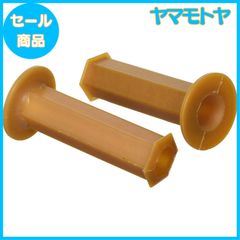 【特売】キジマ(Kijima) バイクパーツ グリップ 六角(ヘキサゴン) ラバー製 130mm φ22.2mm 貫通タイプ 汎用 201-195