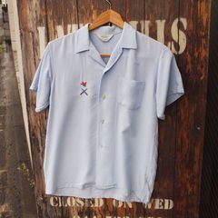 60s Vintage 【Pennys】ビンテージ ペニーズ レーヨン ボーリングシャツ◆Size:US-Boys 18