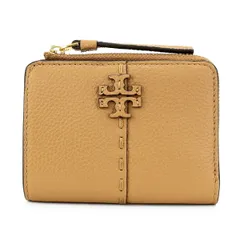 新品 トリーバーチ TORY BURCH 2つ折り財布 マックグロー ティラミス
