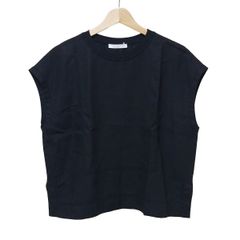 GALERIE VIE(ギャルリーヴィー) 半袖カットソー サイズF レディース美品  - 黒 クルーネック