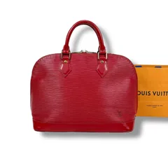 ルイヴィトン　LOUIS VUITTON ハンドバッグ　アルマPM エピレザー　カスティリアンレッド　赤　M52147