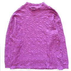 メゾンスペシャル MAISON SPECIAL プライムオーバー シャーリング Tシャツ カットソー 長袖 モックネック オーバーサイズ トップス 11231411302 サイズ2 パープル 紫 メンズのサムネイル