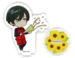 【中古】アクリルスタンド・アクリルパネル [単品] 糸師凛 バースデー アクリルスタンド(8月お祝いVer.) 「ブルーロック×PRINCESS CAFE」