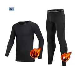 スポーツインナー メンズ 上下セット 裏起毛 吸湿速乾 軽量保温 伸縮性 長袖 スポーツタイツ コンプレッションウェア アンダーシャツ スパッツ 加圧シャツ tX0G514