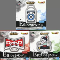 [중고] 모바일 잡화 전 3종 세트 스마트 폰링 [이치 반 쿠지 드래곤 볼 BATTLE OF WORLD with DRAGONBALL LEGENDS] E상