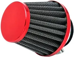 ナキラ(Nakira) パワーフィルター 35ｍｍ カスタム エアークリーナー エアーフィルター エイプ ディオ ジョグ nkr796(レッド)