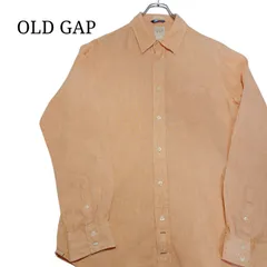 【00s】OLD GAP オールドギャップ 長袖リネンシャツ オレンジ