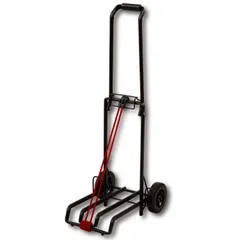 新品 [キャンパーズコレクション 山善] キャリーカート ショッピングカート 台車 大きめタイヤ 耐荷重60kg 折りたたみ式 コンパクト ブラック パワーキャリーカート60 BMC-31KD(BK)