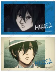 【中古】キャラカード ミカサ・アッカーマン 場面写イラストカード2枚セット 「進撃の巨人」