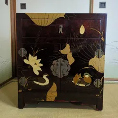 GMIS133○中国美術 キャビネット インテリア アート 薬棚 収納家具 飾り