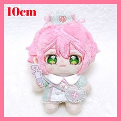 10cm ぬい服 かわいい 緑色 ナース服 眼帯付き ぬいぐるみ用 服