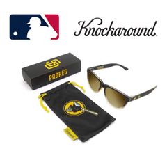 KNOCKAROUNDが、アメリカメジャーリーグ (MLB) と公式ライセンス契約を結び、サンディエゴ・パドレスのデザインを施したこの夏大注目のサングラスです。